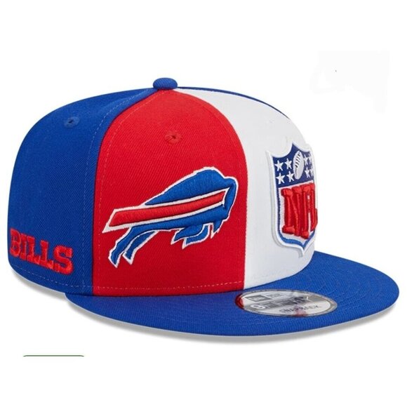 New Era 9FIFTY Buffalo Bills Red/Royal 2023 Sideline Snapback Hat - Picture 1 of 6